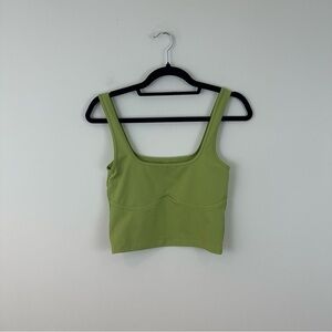 Abercrombie & Fitch Faux Bustier Green Soft AF Line Tank Top Size Small